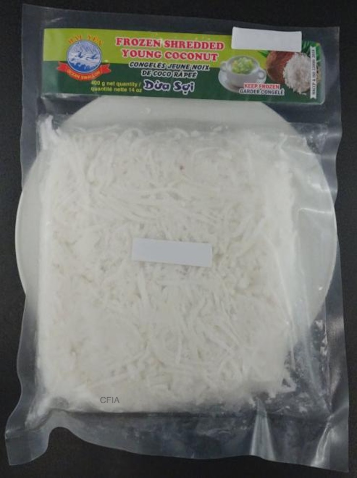 Hải Yến Ocean Swallow Coconut Recalled For Salmonella