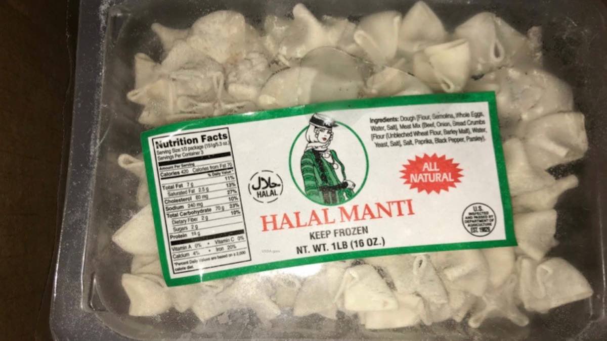 Halal Manti Recall