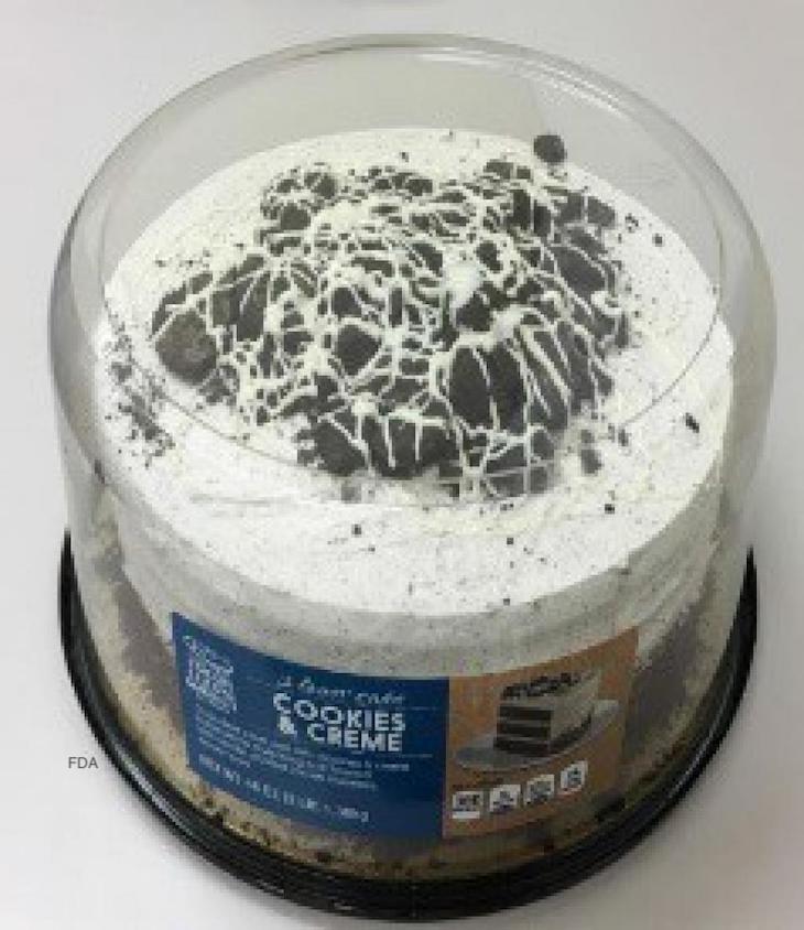 Harris Teeter Cookies and Creme Cake Recalled For Undeclared Hazelnuts