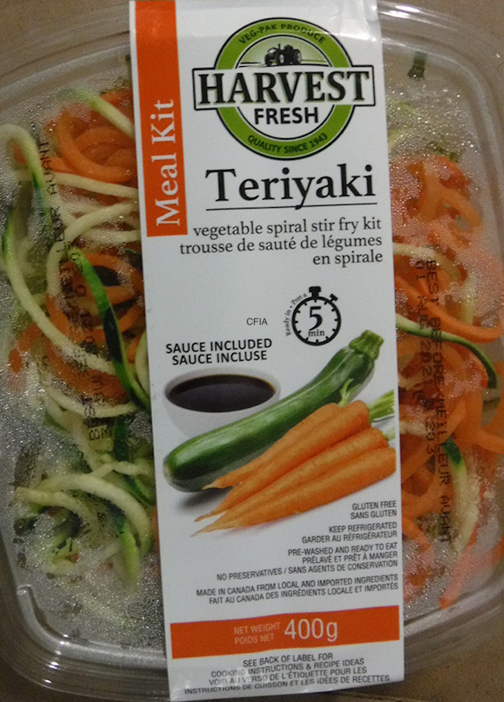 Harvest Fresh Teriyaki Vegetable Spirals Recalled For Possible Listeria