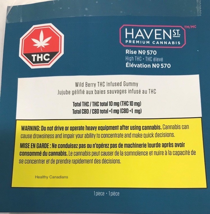 Haven St. Rise THC Infused Gummies Recalled For Mould