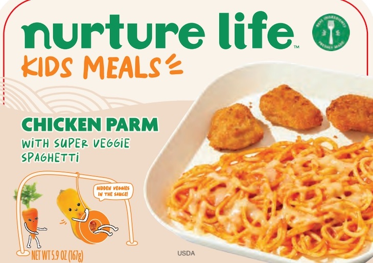 Health Alert Nurture Kids Meals Chicken Parm For Undeclared Egg