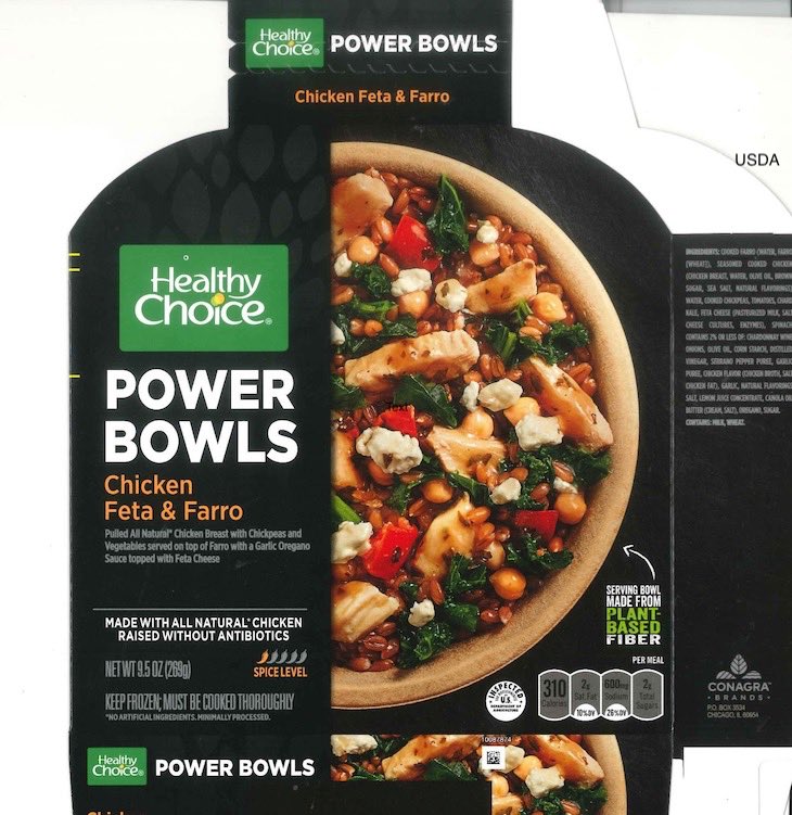 Conagra Healthy Choice Chicken Bowls Recalled For Small Rocks