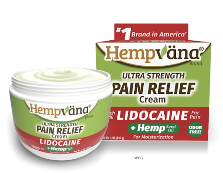Hempvana Pain Relief Products Recalled For No Child Resistant Package