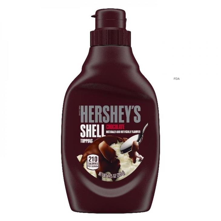 Hershey's Chocolate Shell Topping Recalled For Undeclared Almonds