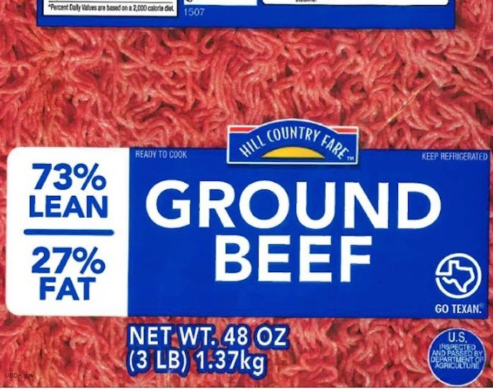 Hill Country Fare Ground Beef Recall