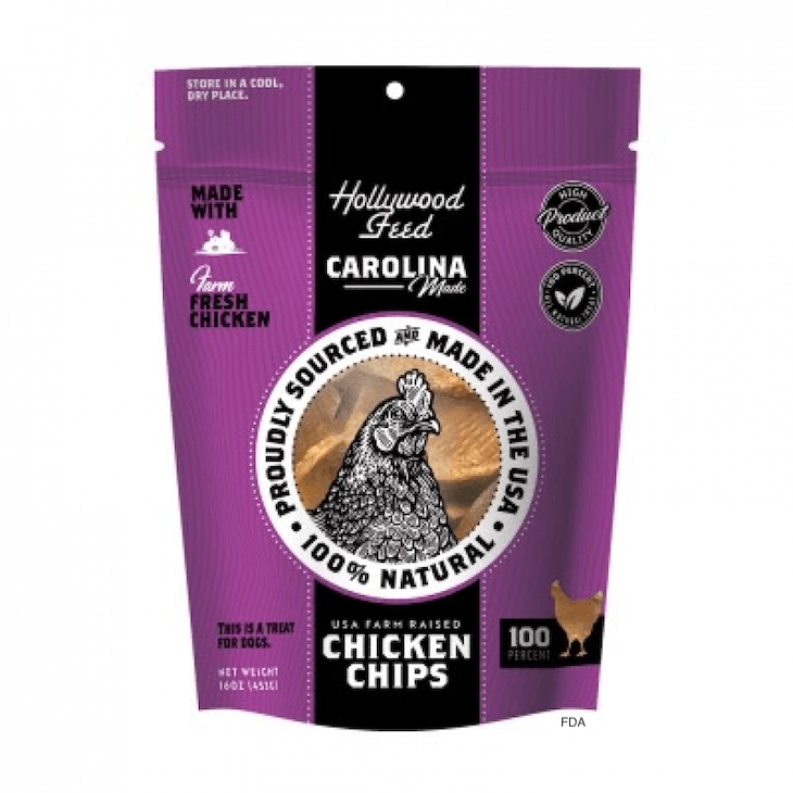 Hollywood Feed Chicken Chips Dog Treat Recalled For Salmonella