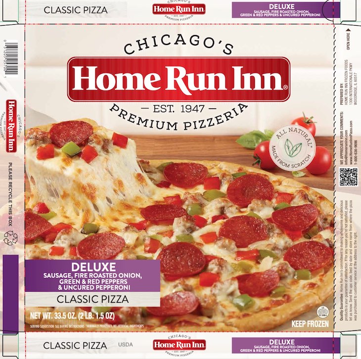 Home Run Inn Sausage Pizza Recalled For Foreign Material