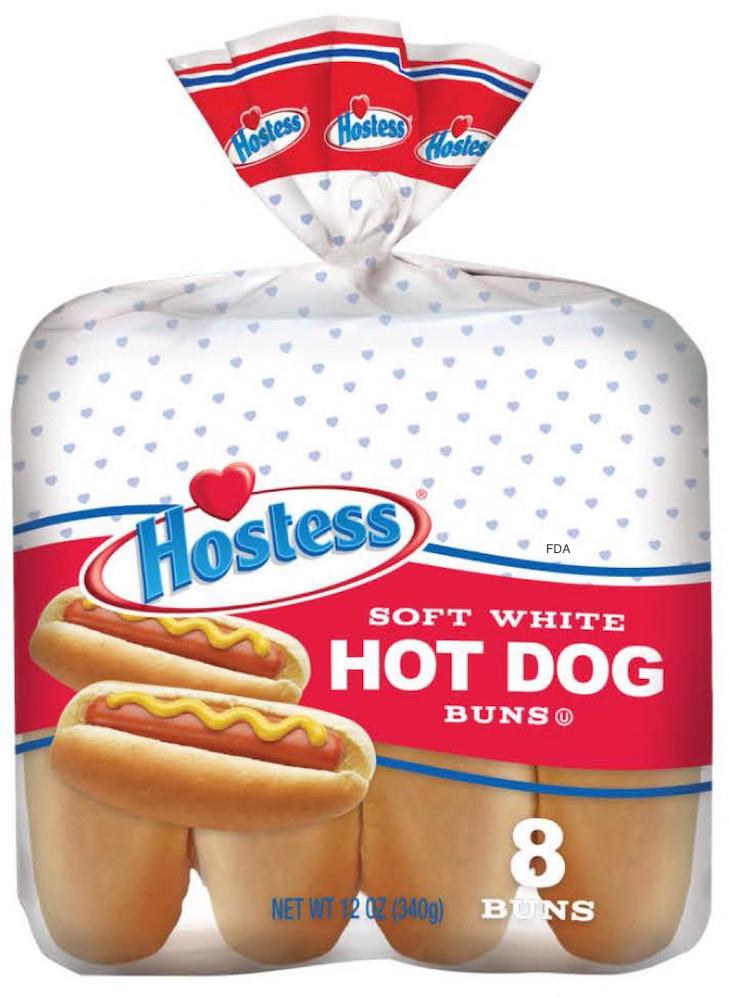 Hostess Hamburger Buns and Hot Dog Buns Recalled For Possible Listeria