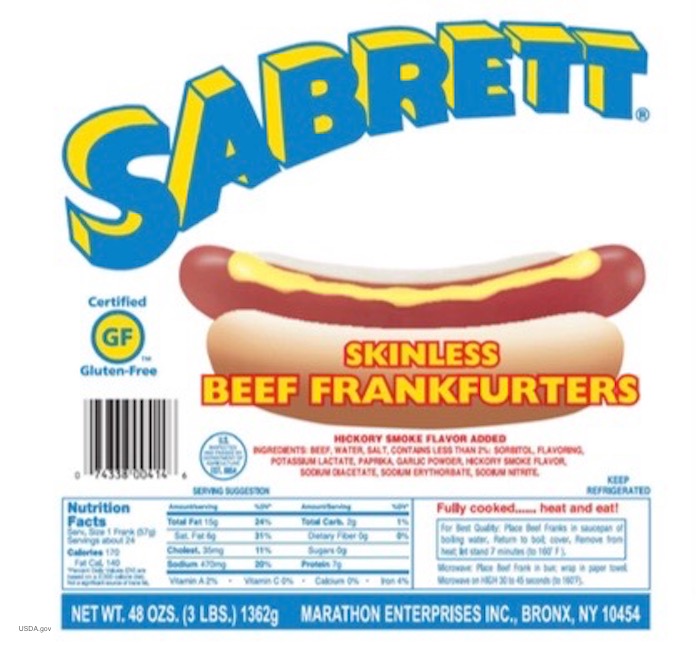 Hot Dogs Recalled for Bone Fragments
