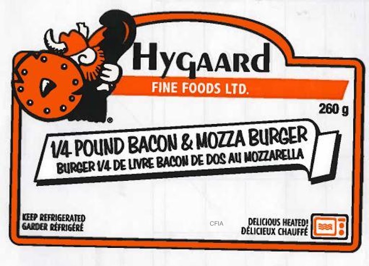 Hygaard Fine Foods Sandwiches Recalled in Canada For Listeria