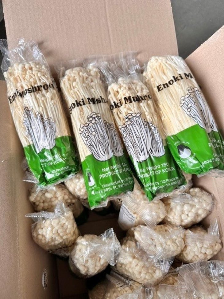 IQ Produce Enoki Mushrooms Recalled For Possible Listeria 
