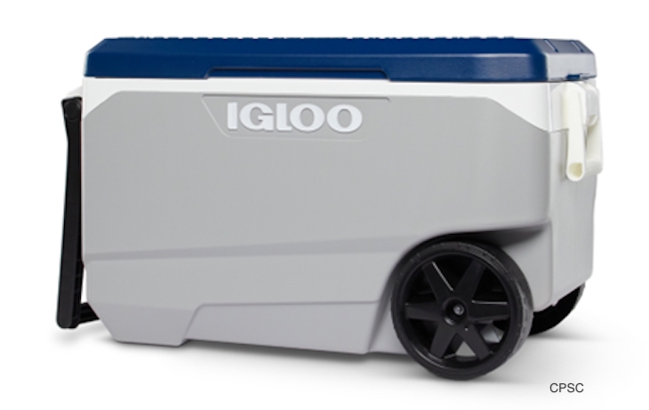 Igloo Rolling Coolers Recall For Amputation Hazard Expanded