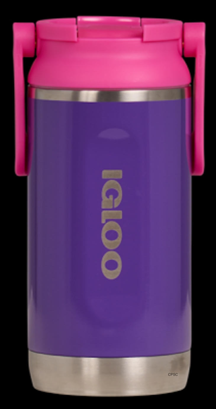 Igloo Youth Sipper Bottles Recalled For Choking Hazard