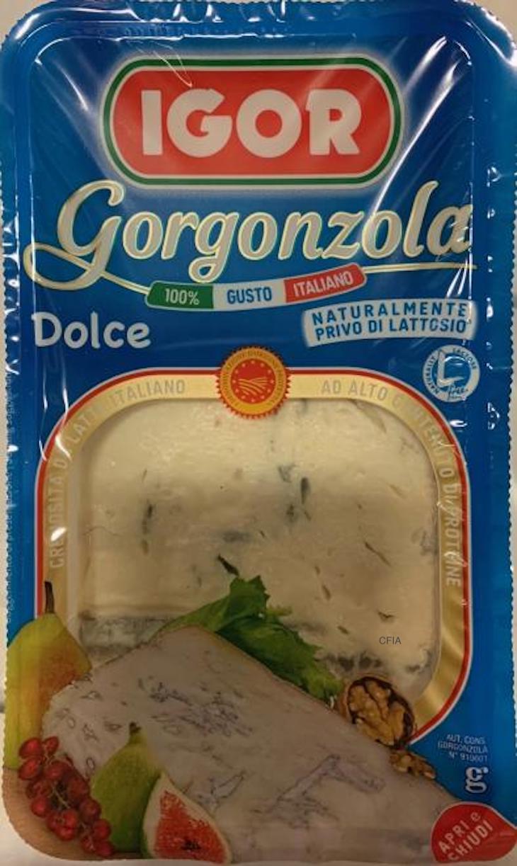 Igor Gorgonzola Blue Cheese Recalled For Possible Listeria