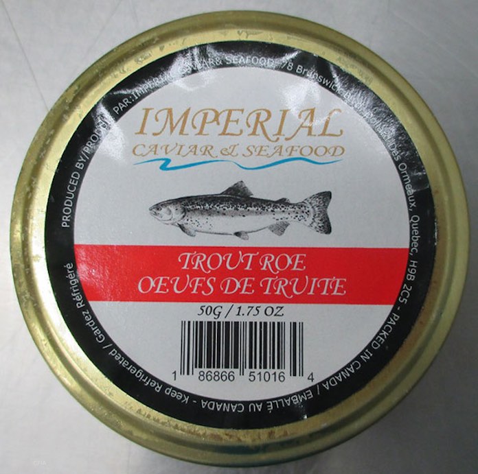 Imperial Caviar Botulism Recall