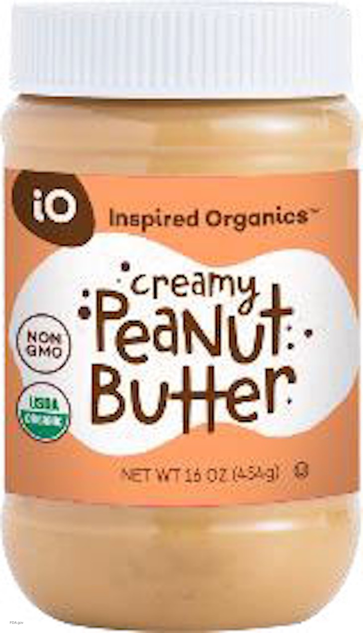 Inspired Organics Peanut Butter Recall