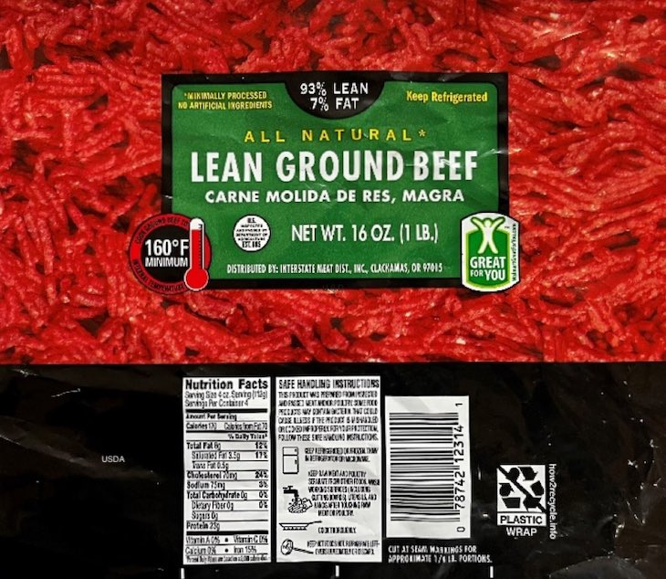 Interstate Meat Retail Distribution List For Ground Beef Recall Released