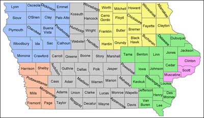 Iowa-Salmonella-Map