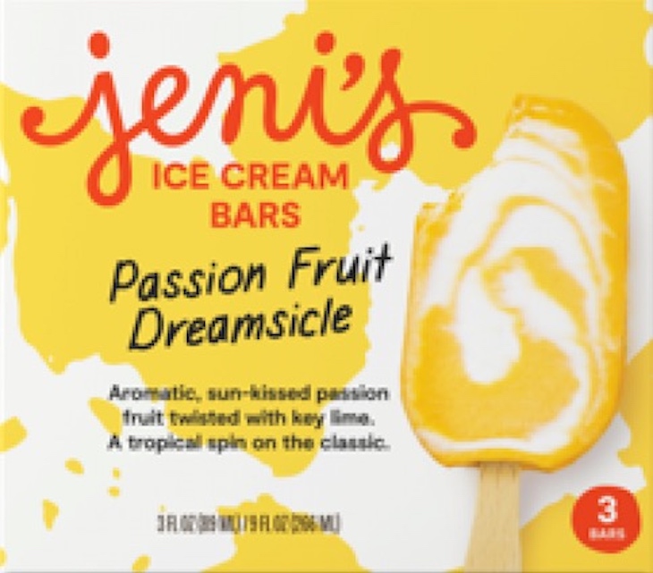 Jeni's Passion Fruit Dreamsicle Bars Recalled For Wheat and Soy