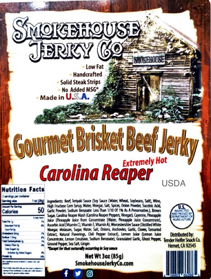 Jerky Products Recalled For Possible Listeria Contamination