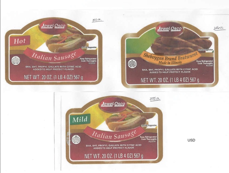 Some Jewel-Osco Sausages Recalled For Lack of Inspection
