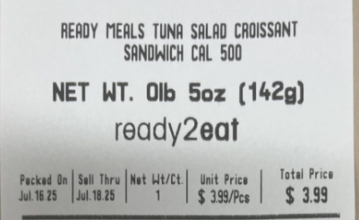 Jewel Osco Tuna Salad Items Recalled For Possible Listeria 