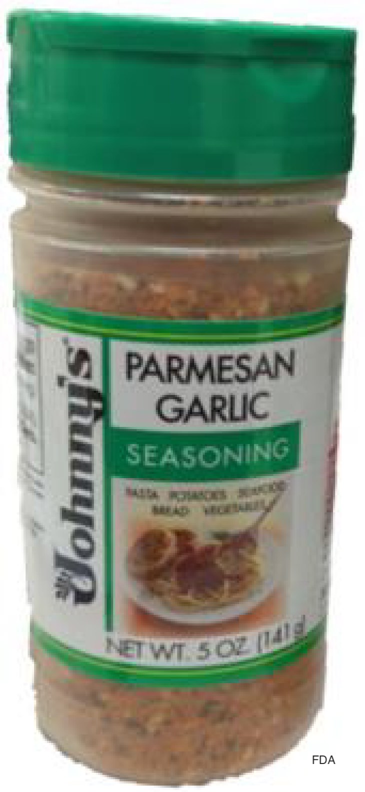 Johnny's Parmesan Garlic Seasoning Recalled For Sesame