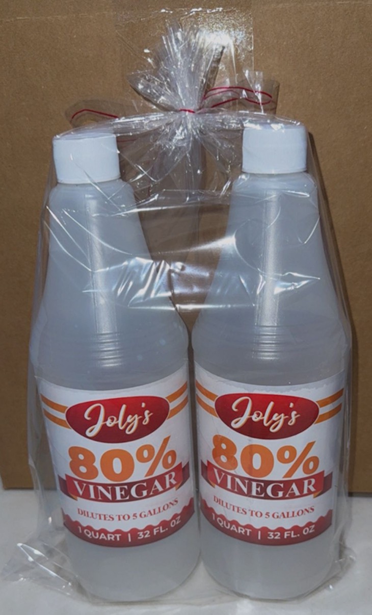Joly's 80% Vinegar Recalled For Hazardous Substance Violation