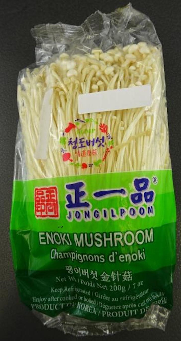 Jongilpoom Enoki Mushrooms Recalled For Possible Listeria Contamination