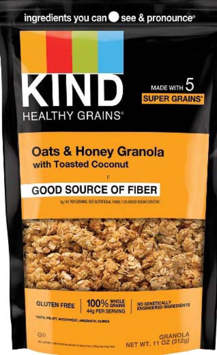 KIND Oats & Honey Granola Recalled For Undeclared Sesame