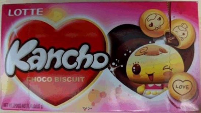 Kancho Choco Biscuit Peanut Recall