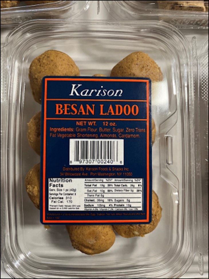 Karison Foods Recalls Products For Undeclared Milk