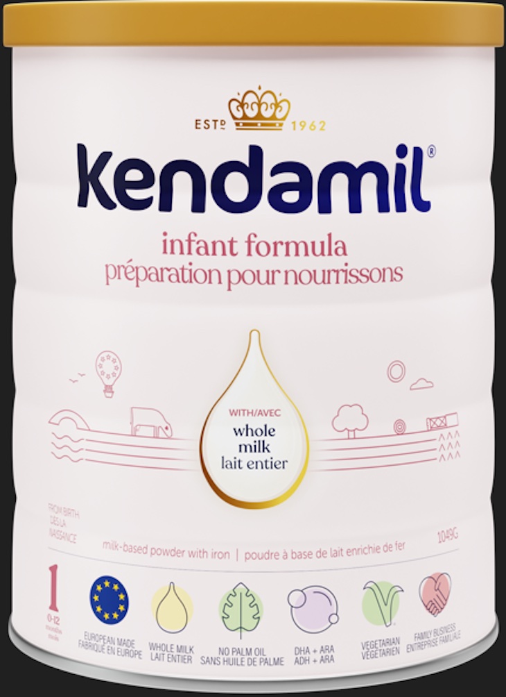Kendamil Infant Formula Recalled in Canada For Cereulide Toxin