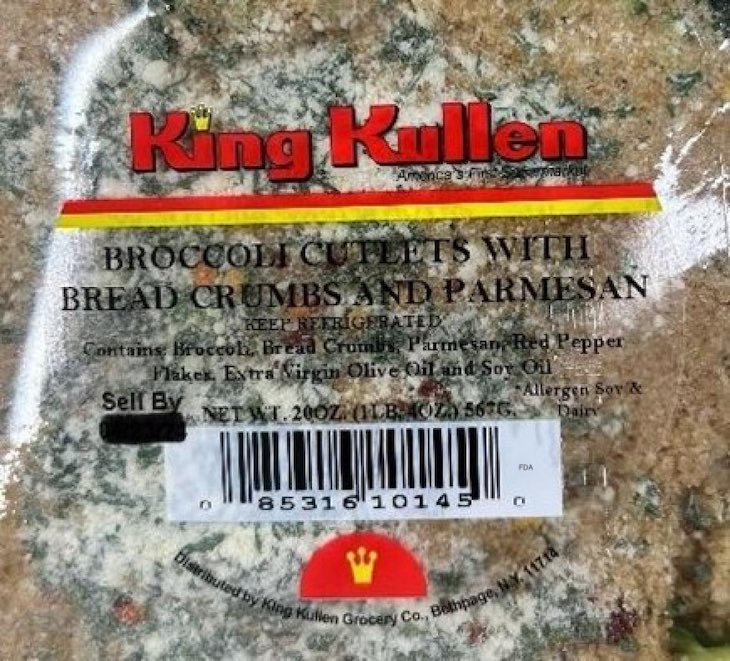 King Kullen Broccoli Cutlets