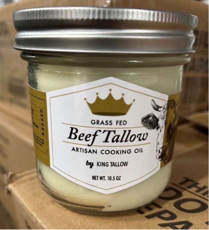 King Tallow Beef Tallow Recalled For Lack of Inspection