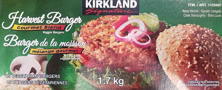 Kirkland Signature Harvest Burger Recall