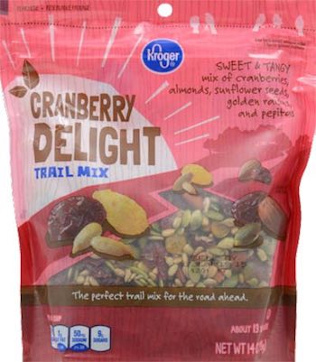 Kroger Cranberry Delight Trail Mix Listeria Recall