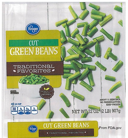 Kroger Cut Green Beans Listeria Recall