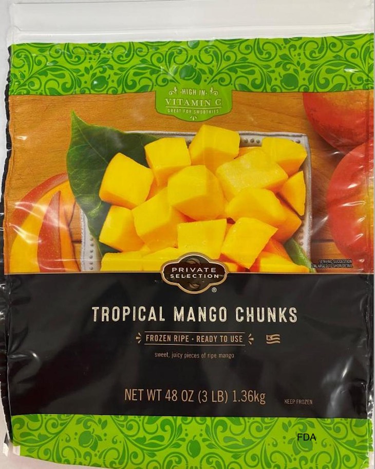 Kroger Frozen Mango Products Recalled For Possible Listeria