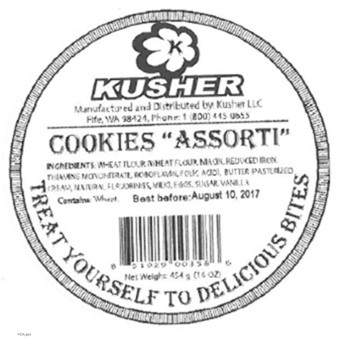 Kusher Cookies Allergen Recall