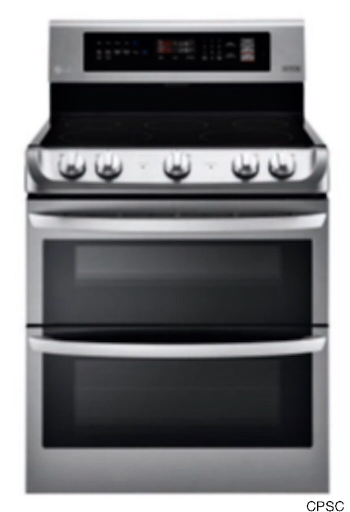 LG Electric Ranges Recalled For Fire Hazard