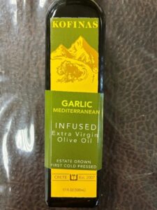LMSI LLC/ Kofinas Garlic Mediterranean Infused Olive Oil Recalled
