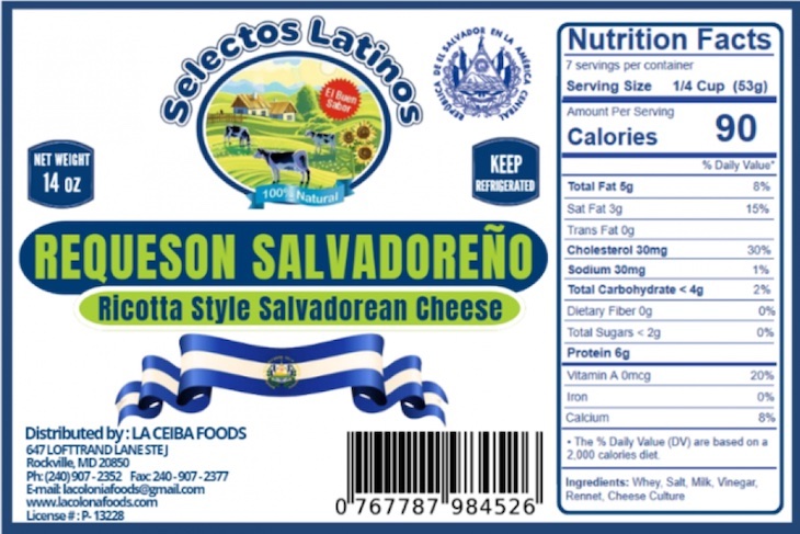La Colonia, Selecto Latinos Soft Cheeses Recalled For Listeria