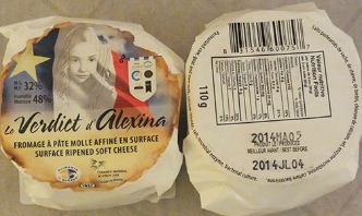 Le Verdict dAlexina Cheese Recall