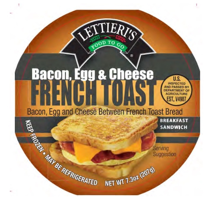 Lettieri's Food To Go Breakfast Sandwiches Recalled For Sesame
