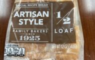 Lewis Bake Shop Artisan 1/2 Loaf Recalled For Hazelnuts