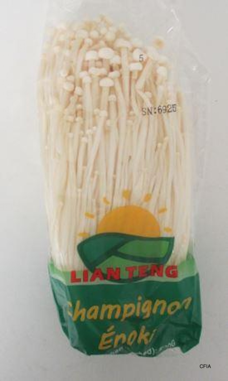 Lian Teng Champignon Enoki Mushrooms Recalled For Listeria