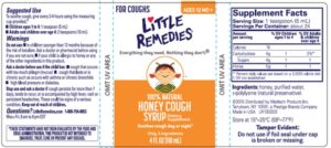 Little Remedies Honey Cough Syrup Recalled For Contamination