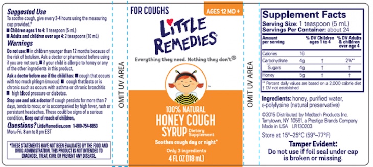 Little Remedies Honey Cough Syrup Recalled For Contamination 